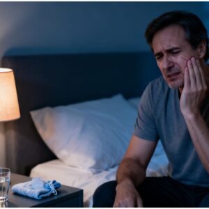 Dor de dente à noite